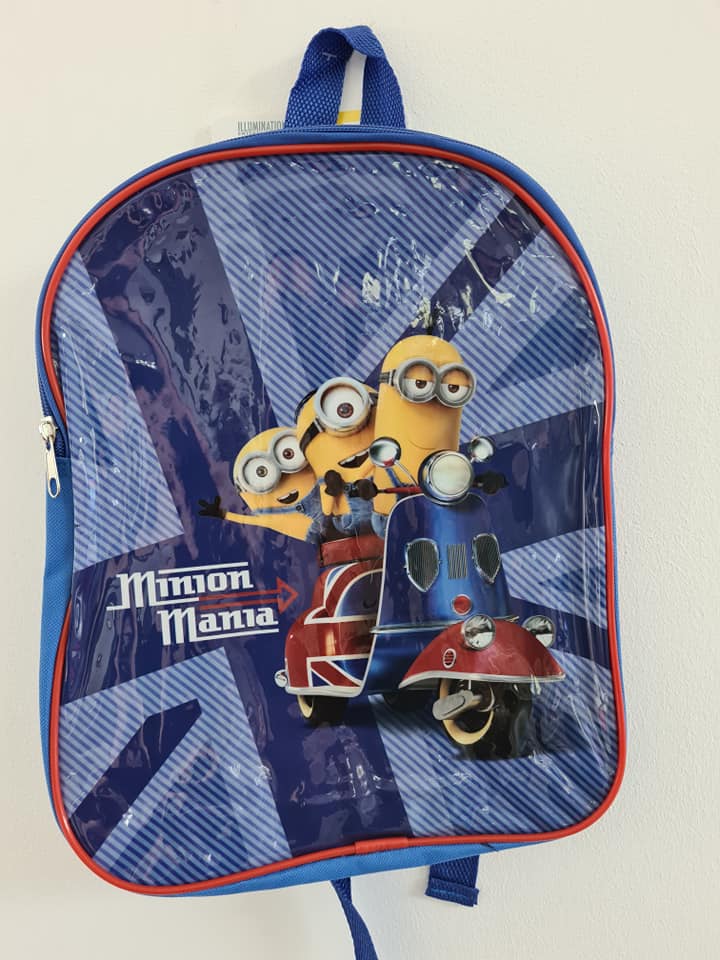Minion Mania Rucksack blau