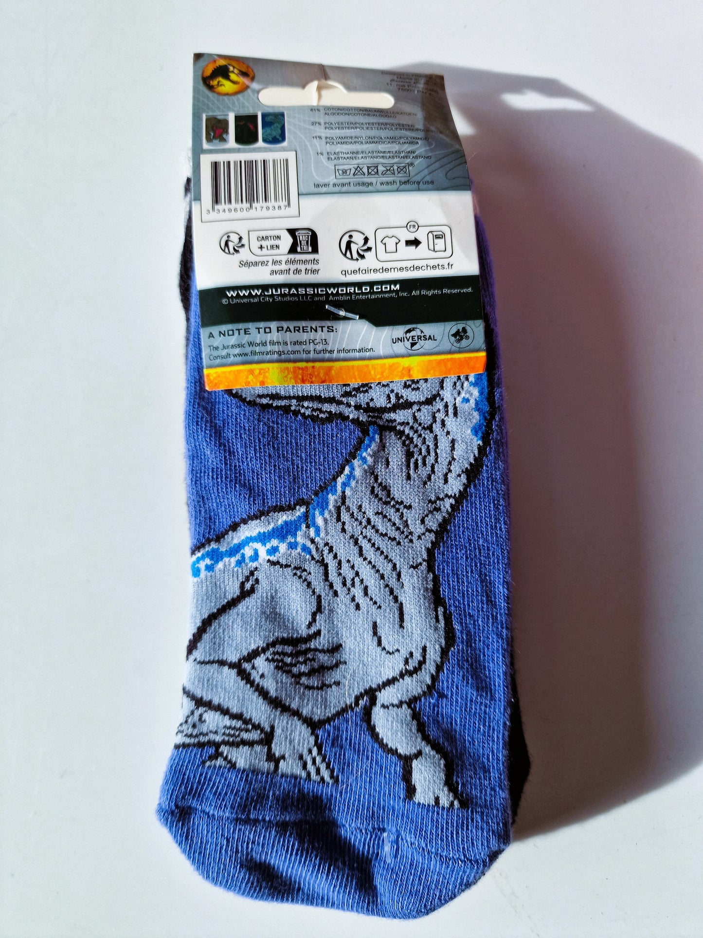 Jurassic World Dinosaurier Sneaker Socken 3er Set Dinos