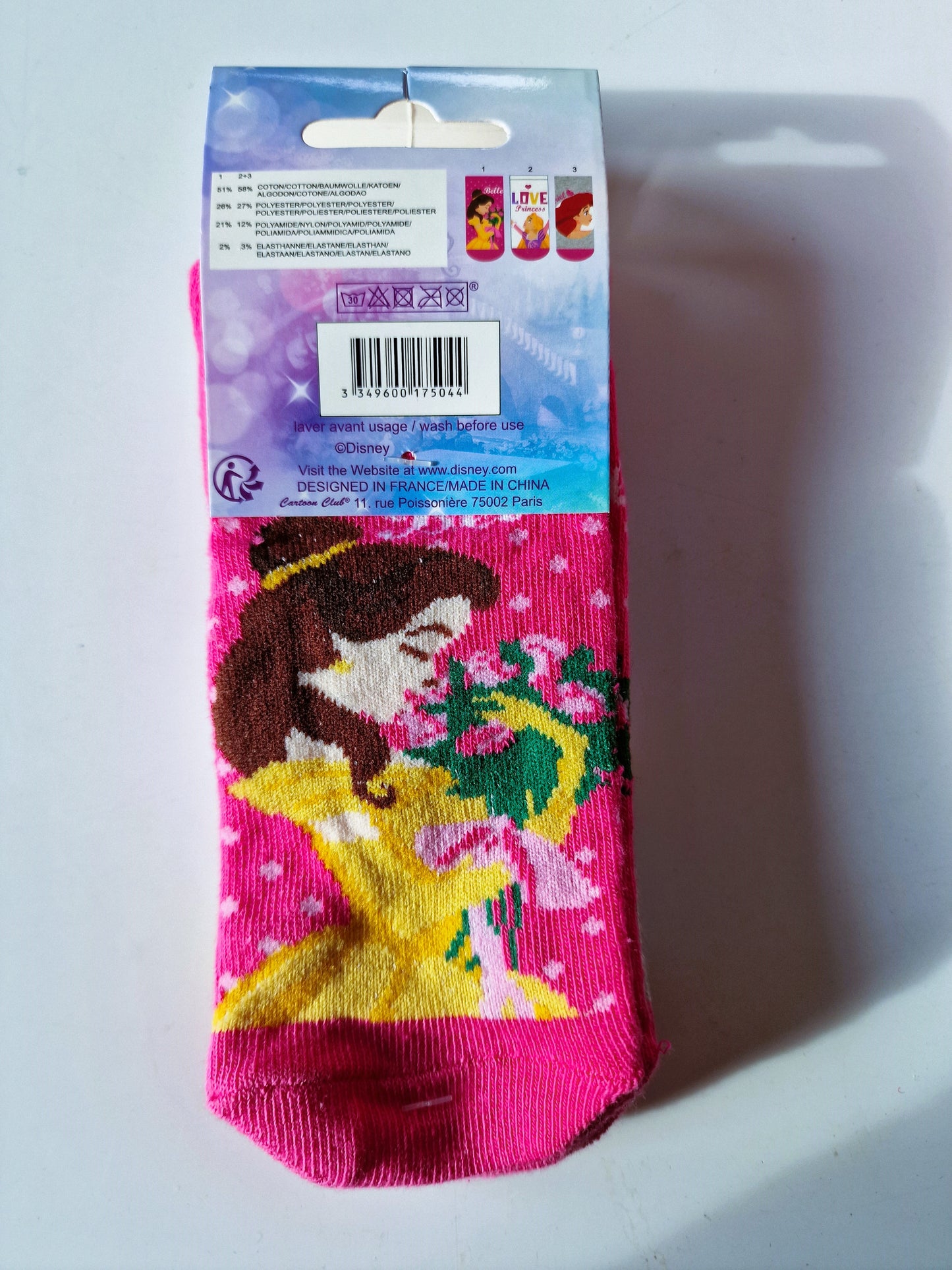 Disney Princess Sneaker Socken 3er Set