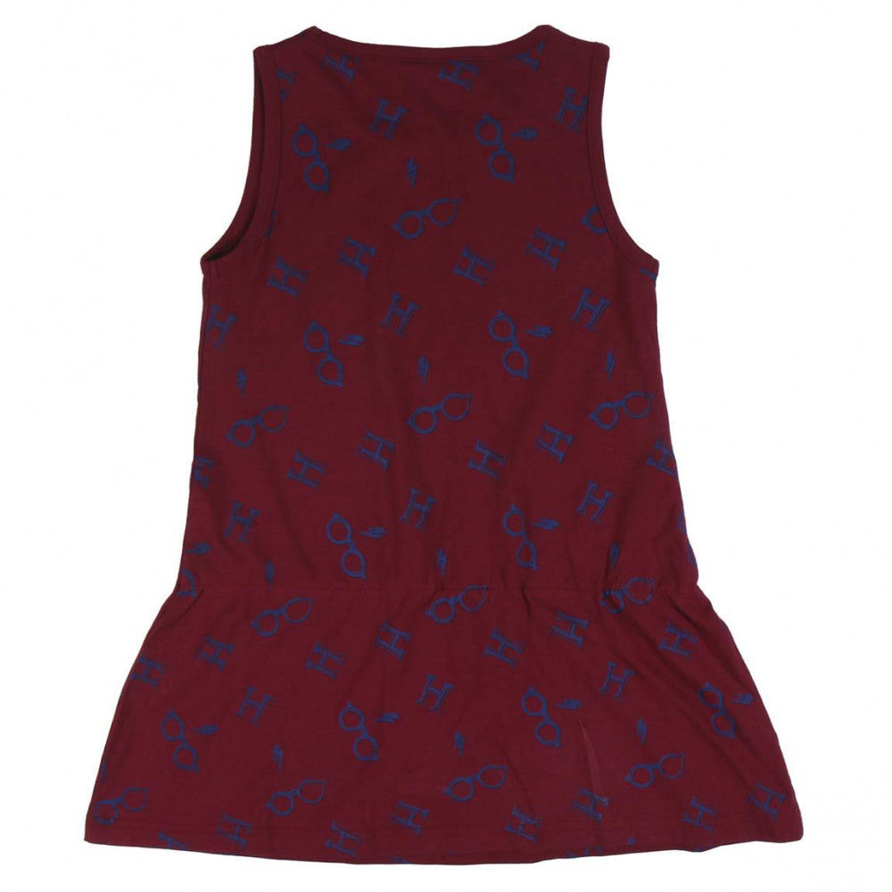 Harry Potter Sommerkleid weinrot