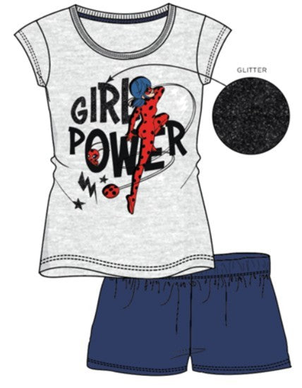 Lady Bug Miraculous kurzer Schlafanzug