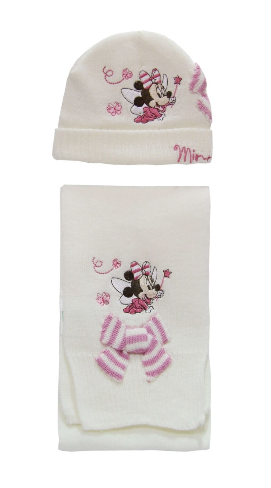 Minnie Mouse Baby Set Mütze und Schal KU 42