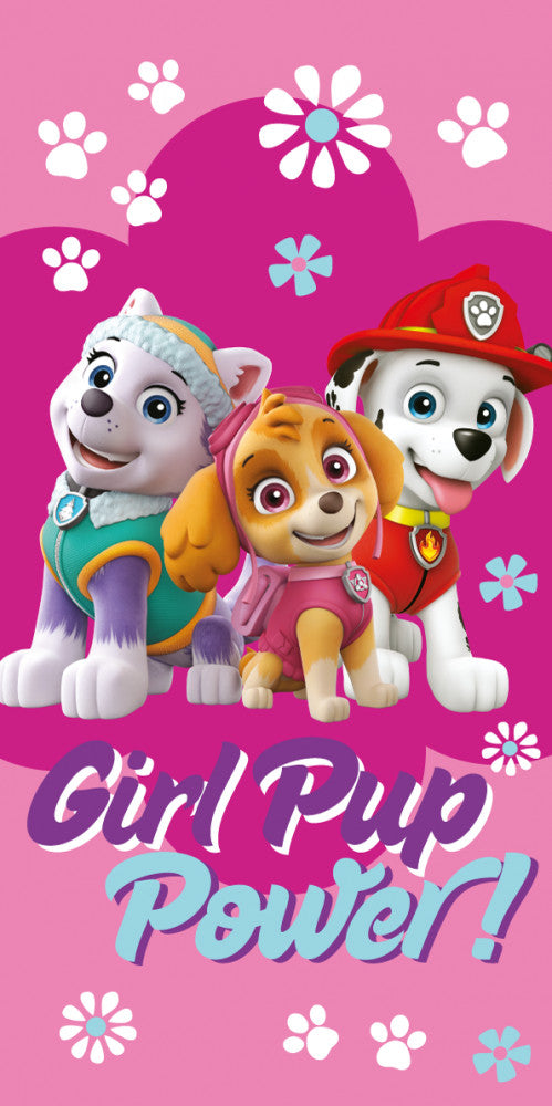Paw Patrol Duschtuch pink 70x140cm