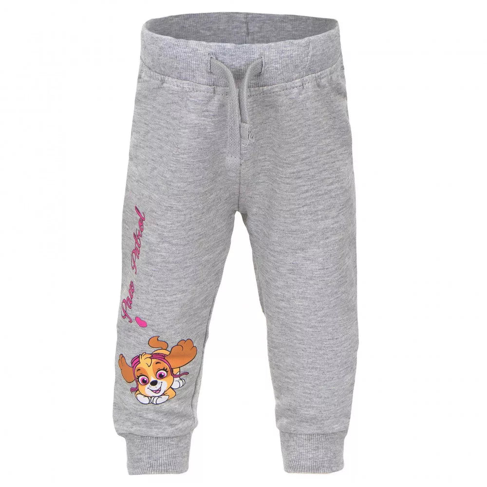 Paw Patrol sweatpants baby and toddler Skye gray