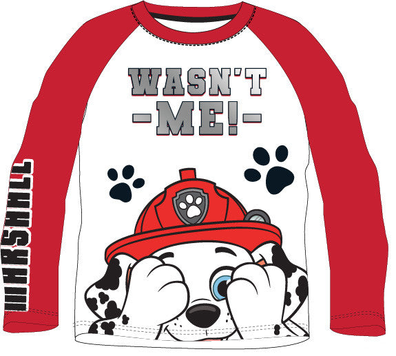 Paw Patrol Long Sleeve Shirt it wasn't me Marshall