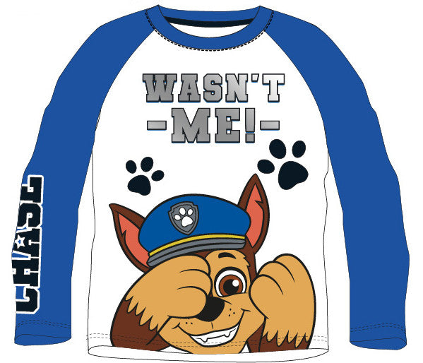 Paw Patrol Long Sleeve Shirt it wasn't me Chase