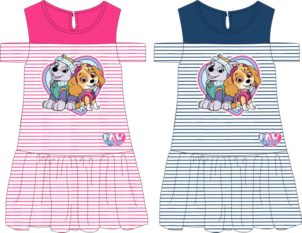 Paw Patrol summer dress striped Skye Everest