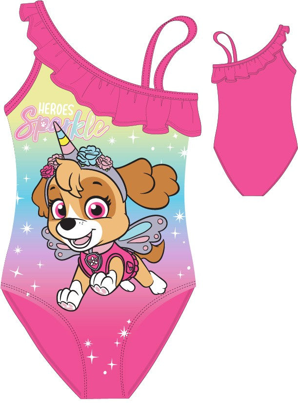 Paw Patrol Badeanzug mit Skye pink