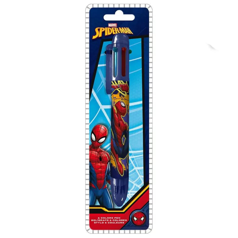 Marvel Spiderman 6-Farben-Stift