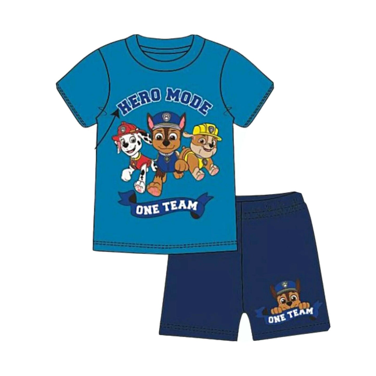 Paw Patrol summer pajamas short pajamas