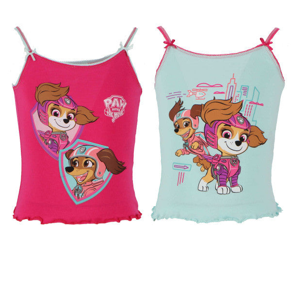 Paw Patrol set of 2 girls' undershirts