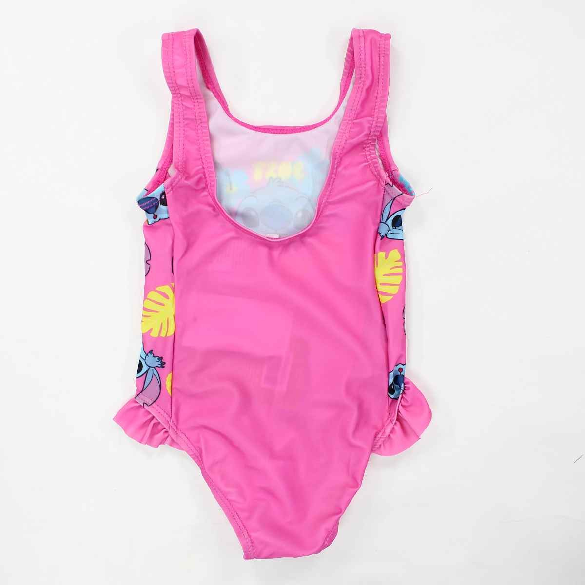 Disney Stitch Badeanzug in Rosa mit Hawaii-Feeling und Rüschen