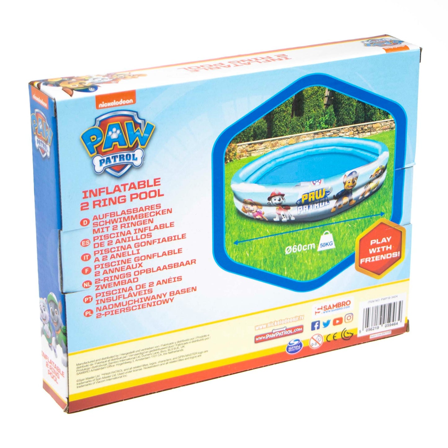 Paw Patrol Pool 60cm blau