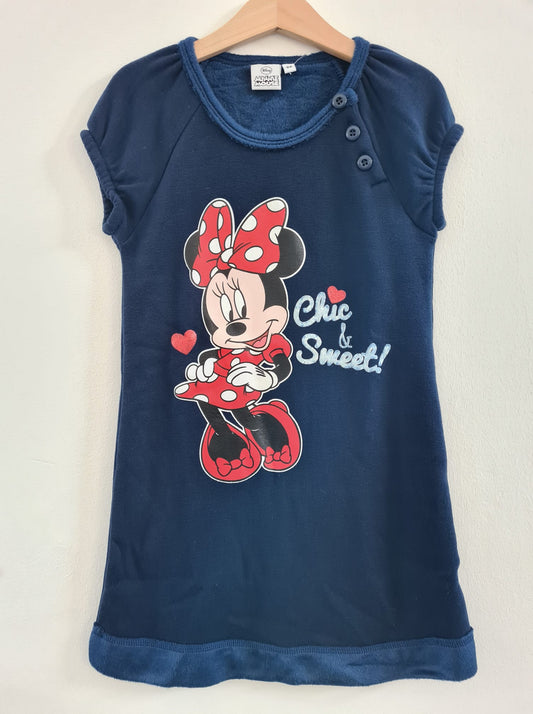 Minnie Mouse Winter Kleid blau 128