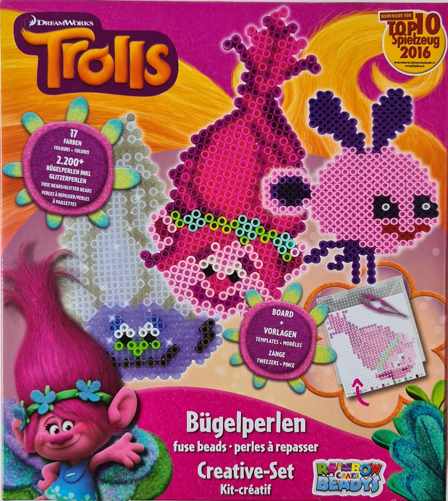 DreamWorks Trolls Bügelperlen Kreativ Set