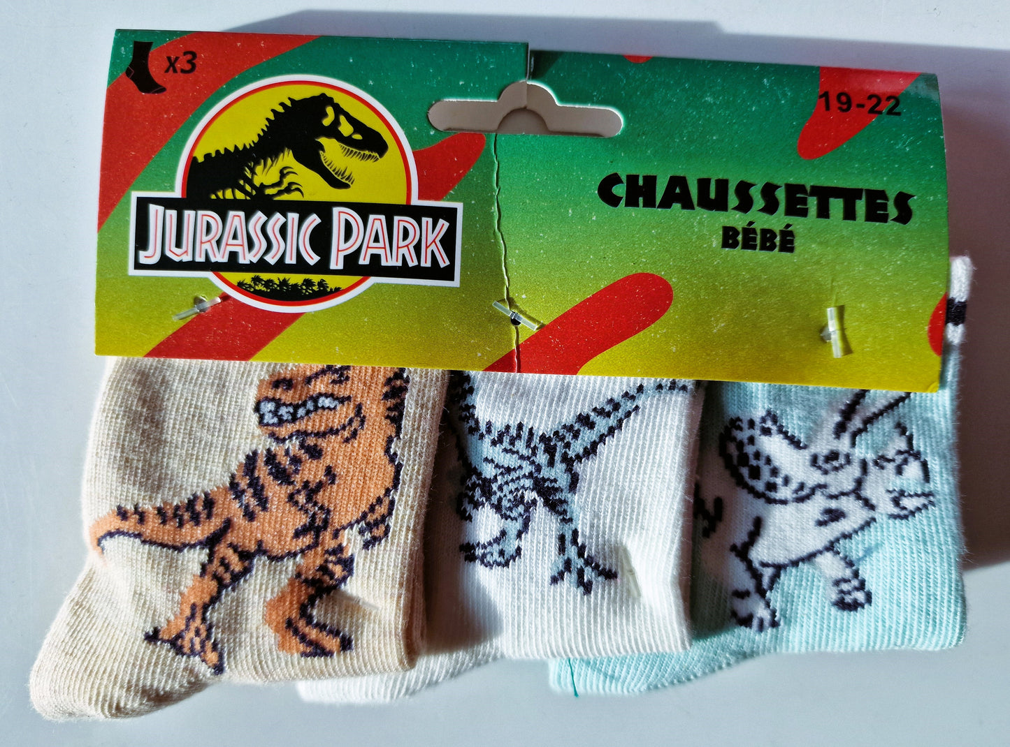 Jurassic Park 3er Set Socken Kleinkind