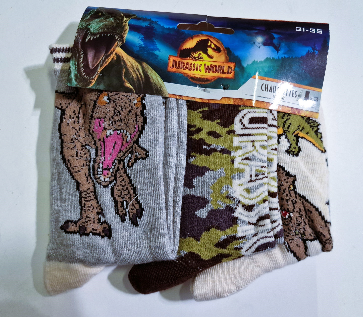 Jurassic World 3er Set Socken