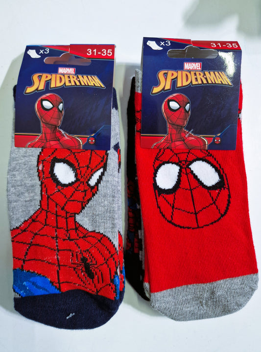 Marvel Spiderman Sneaker Socken 3er Set