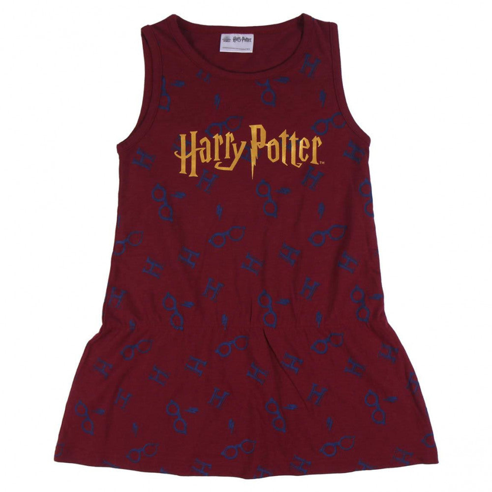 Harry Potter Sommerkleid weinrot