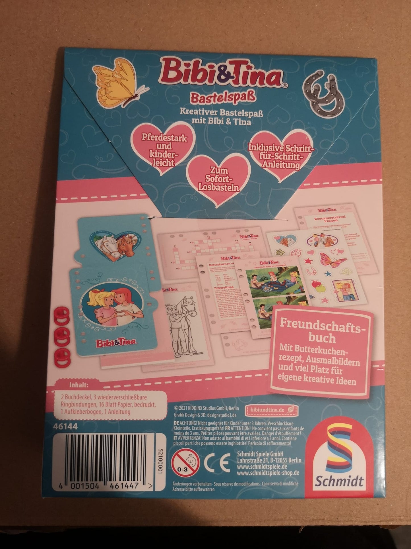 Bibi & Tina Bastelspaß Freundschaftsbuch