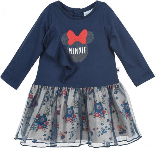 Minnie Mouse Tüll Kleid Baby Blumen
