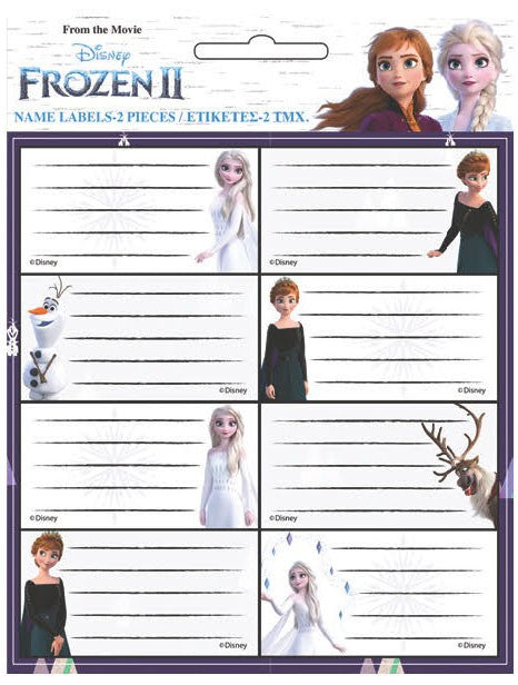Disney Frozen Die Eiskönigin Adress Etiketten