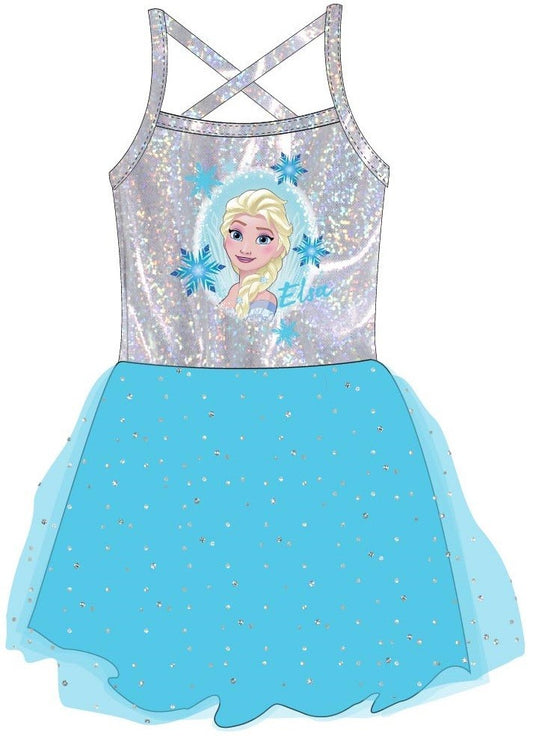 Disney Frozen - Die Eiskönigin Tüll Kleid blau silber mit Elsa