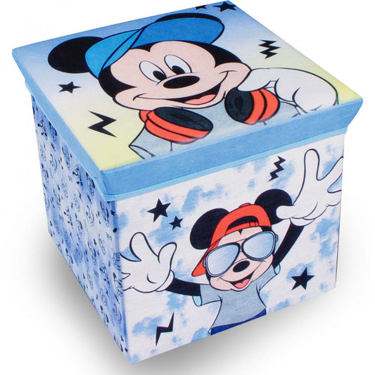 Disney Mickey Mouse Aufbewahrungs Hocker blau