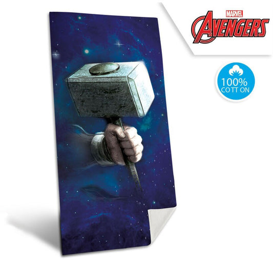Marvel Avengers Badetuch 75x150 cm Hammer von Thor