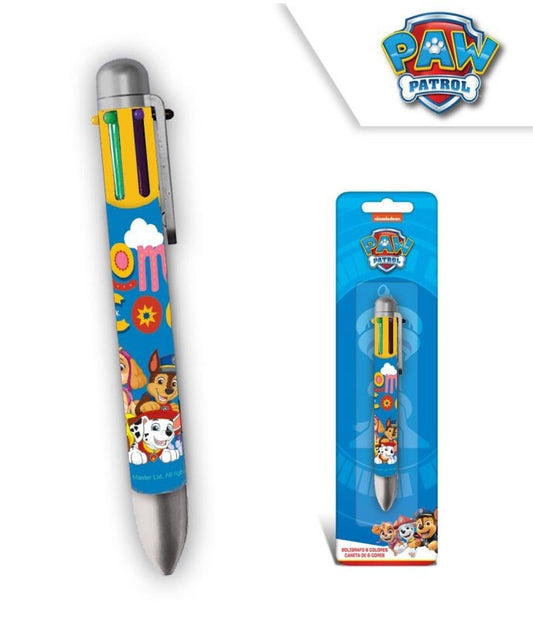 Paw Patrol Kugelschreiber mit 6 Farben