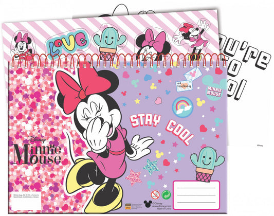 Disney Minnie Mouse Spiral Skizzenbuch Malblock