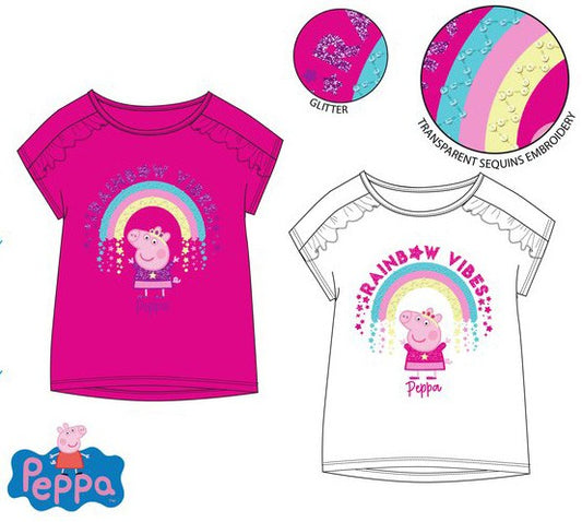 Peppa Pig T-shirt white or pink