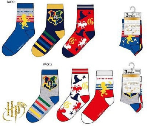 Harry Potter 3er Set Socken