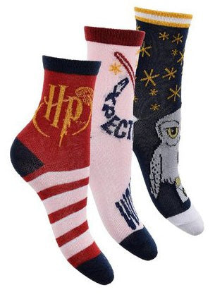 Harry Potter 3er Set Socken Gr. 23/26