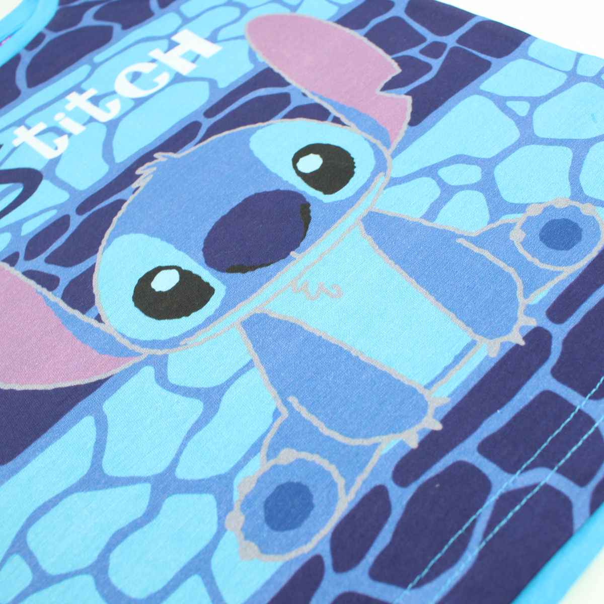 Disney Stitch Trägerloses Tanktop für Jungs in Blau