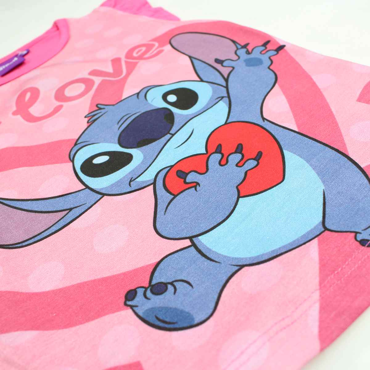 Disney Stitch Trägerloses Shirt mit Rüschen am Armausschnitt