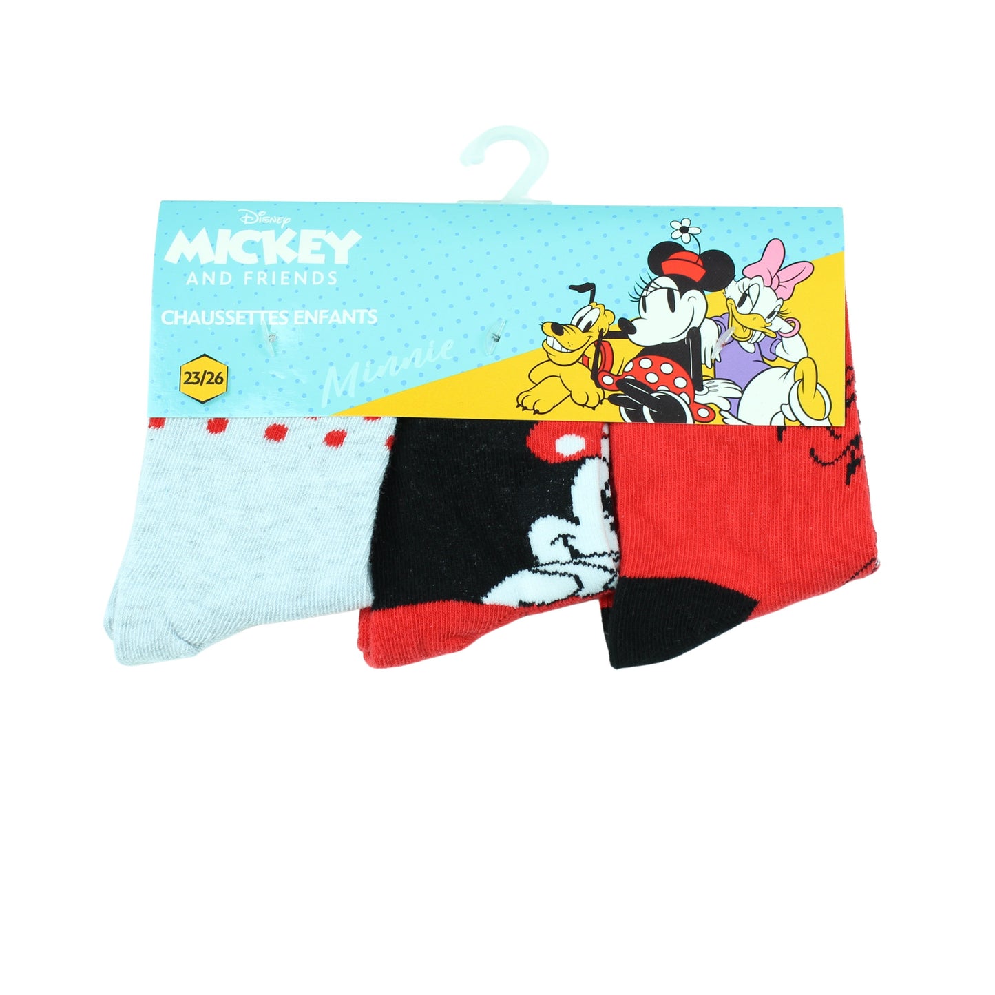 Minnie Mouse socks stockings set of 3