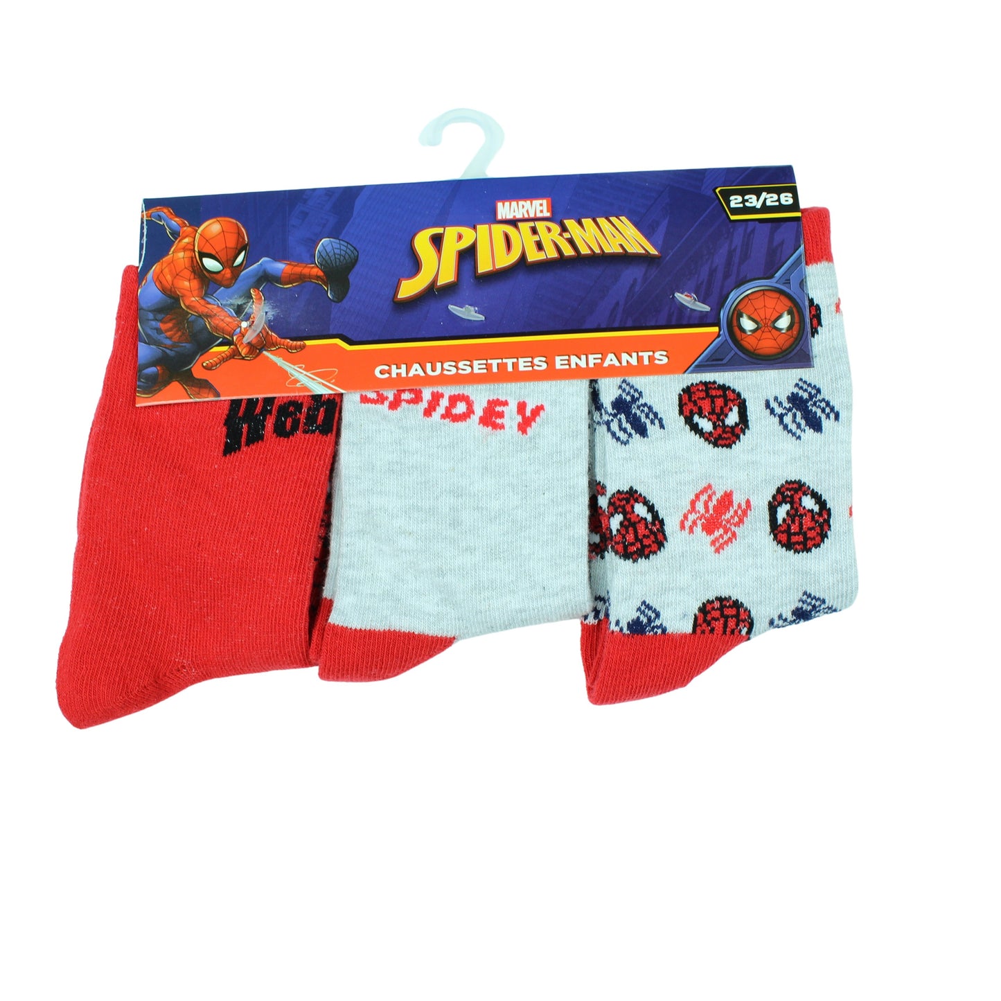 Spiderman set of 3 socks