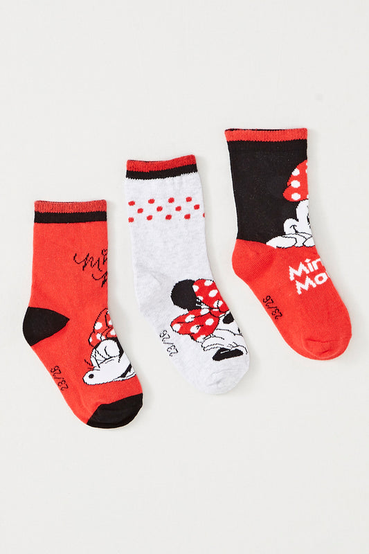 Minnie Mouse Socken Strümpfe 3er Set