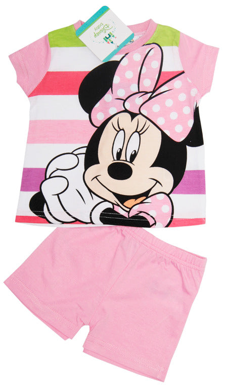 Minnie Mouse set baby pink