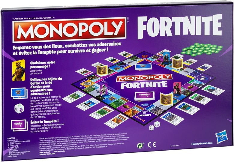 Fortnite Monopoly auf f(Sprache: Französisch)