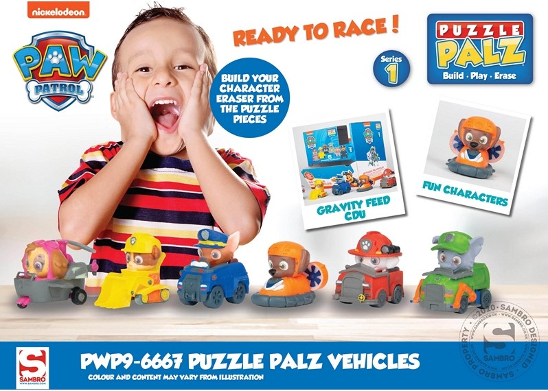 Paw Patrol 3D Puzzle Radierer im Blindpack