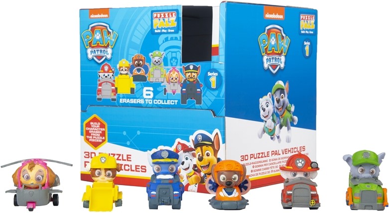 Paw Patrol 3D Puzzle Radierer im Blindpack